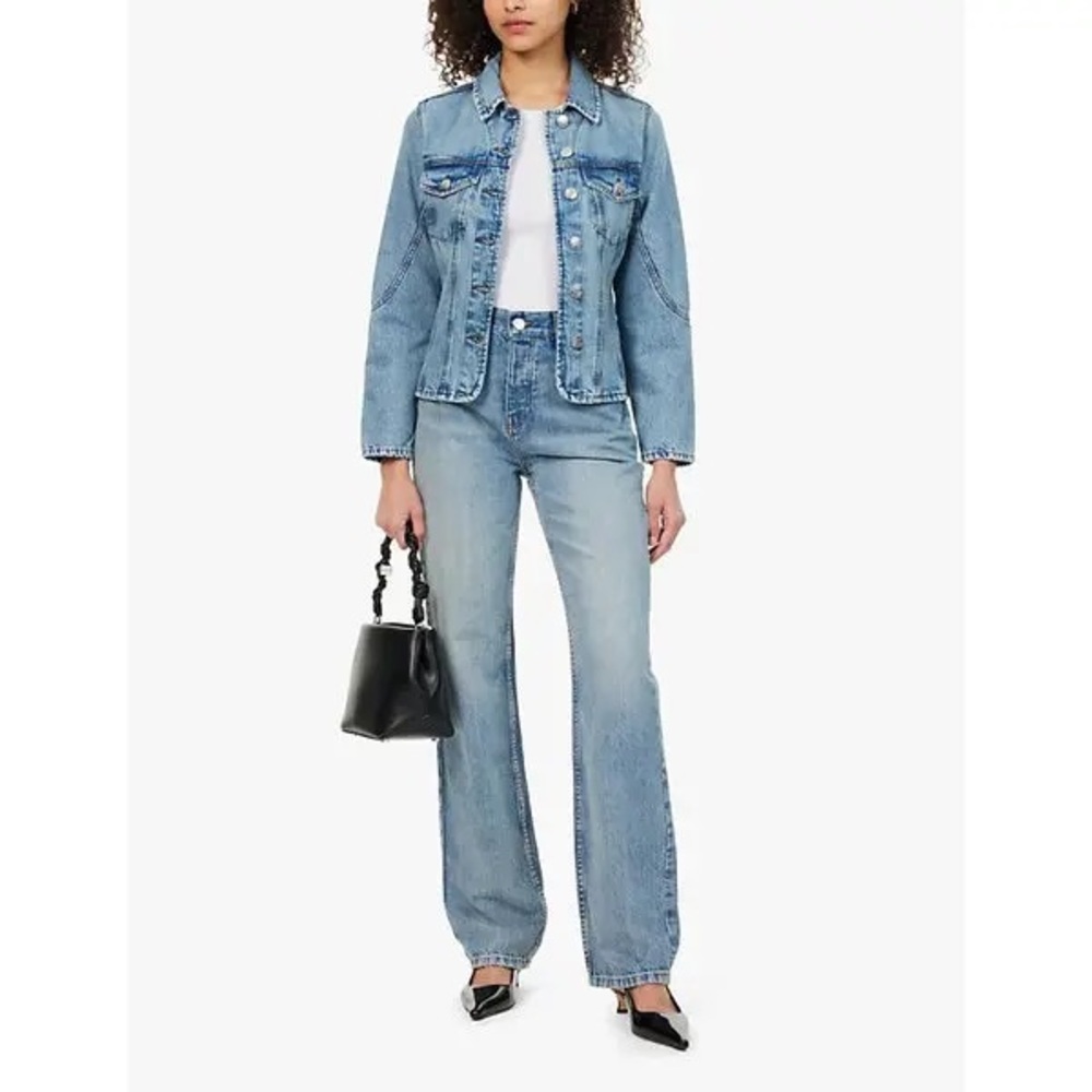 Stylish Light Blue Boot Cut Women's Jeans - Picture 7 of 10